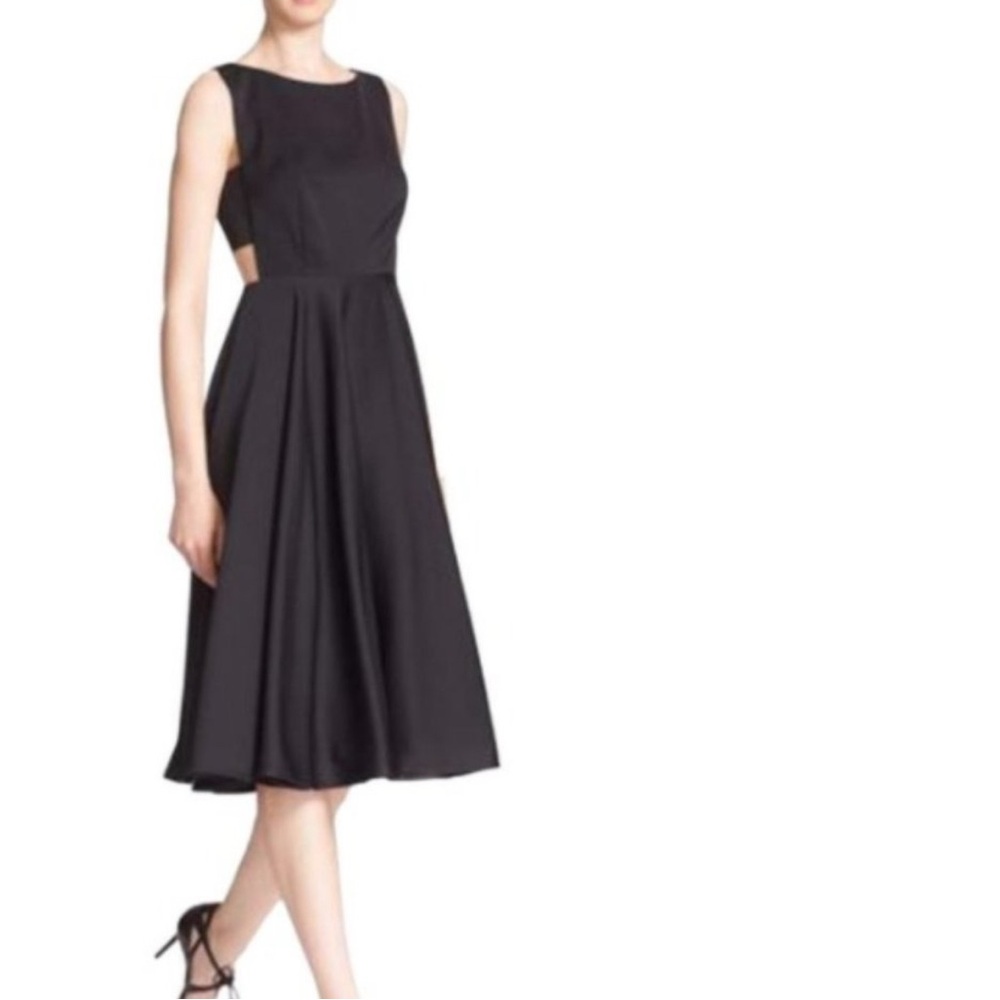 Ted Baker London Cut out full skirt midi dress